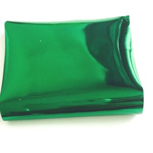 Vinilo Textil Holográfico Espejo Verde 0,30x50 Cm