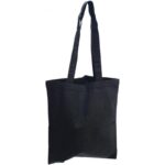 Bolsa Urban Tote Negro 100% algodón 140gr 35x38 asa larga