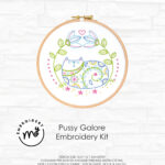 Kit de Bordado Pussy Galore