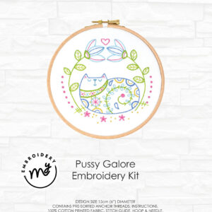 Kit de Bordado Pussy Galore