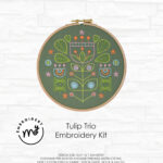 Kit de Bordado Tulip trio