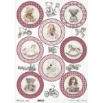 Papel de Arroz tamaño 297x420mm mod R10799L