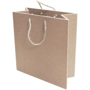 Revistero bolsa Recta MdF con asa de cuerda 33x13x38