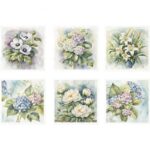 Papel de Arroz set de 6 hojas 14,8x14,8 mod RSM143