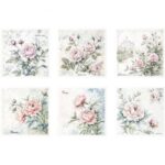 Papel de Arroz set de 6 hojas 14,8x14,8 mod RSM177