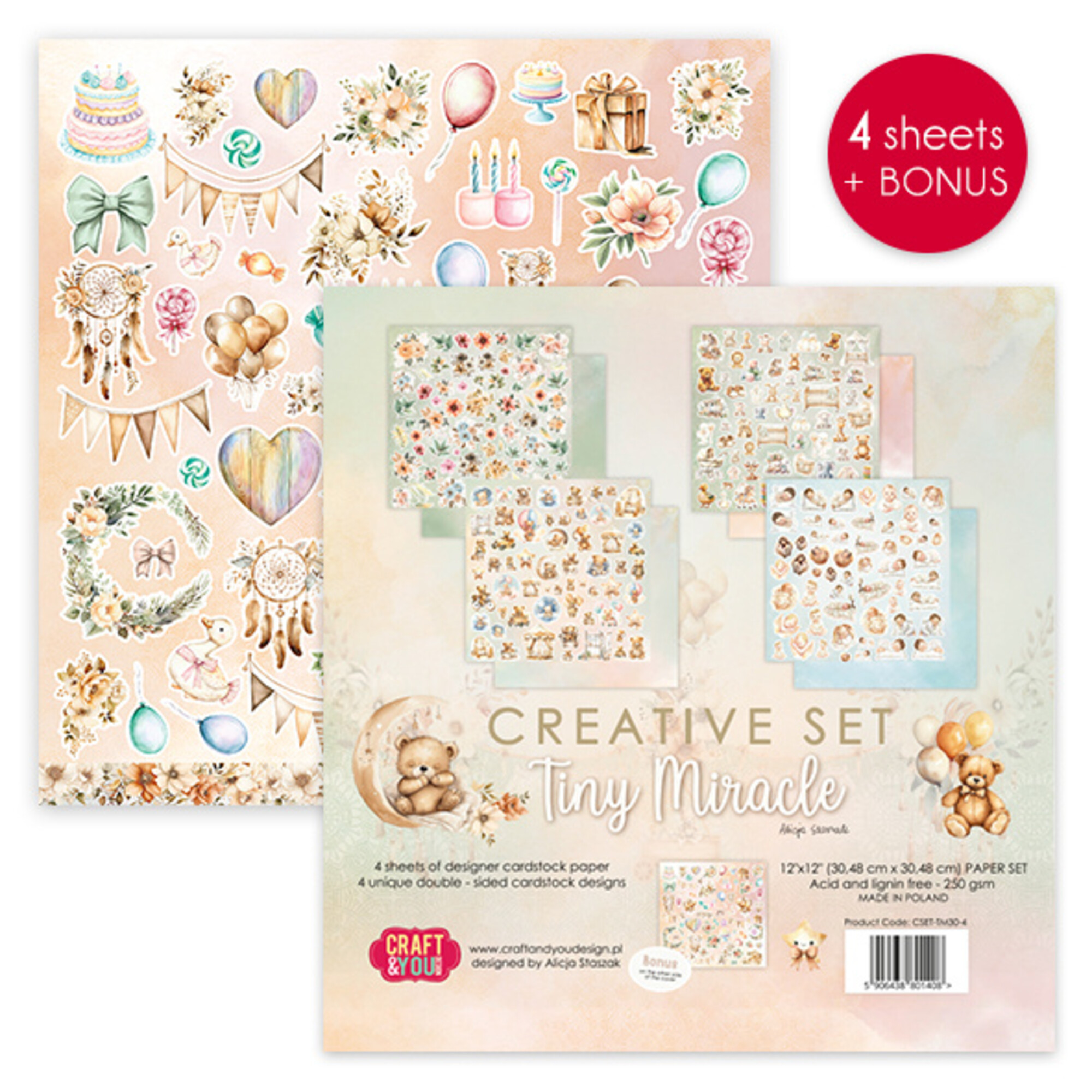 craft-you-design-tiny-miracles-12x12-inch-creative Block 30x30 Tiny Miracle - Imagen 1