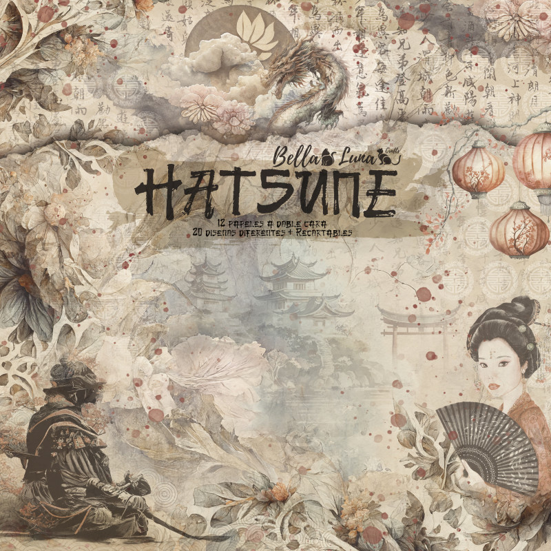 17441-33752-BELLALUNA-HATSUNE-COLLECTION-12X12 Block 30x30 Hatsune - Imagen 1