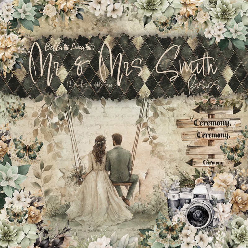 17777-34245-BELLALUNA-MR-MRS-SMITH-BASICS-COLLECTION-12X12 Block 30x30 Mr &Mrs Smith Basicos - Imagen 1