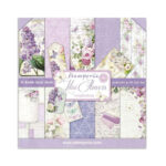 Block 30x30 de Scrapbooking 10 hojas (12"x12") 2 caras - Lila