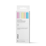 Set de 5 rotuladores acrílicos de 1,0 mm rosa, blanco, amarillo,naranja, azul. Cricut