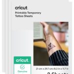 Hojas de tatuajes temporales imprimibles 3 piezas A4 Cricut