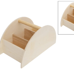 cesta con compartimentos madera 36x19,2x19