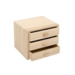 Caja con tres cajones 14x12x12