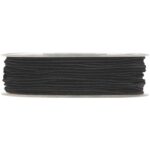 goma cordon elastico Negro 1M
