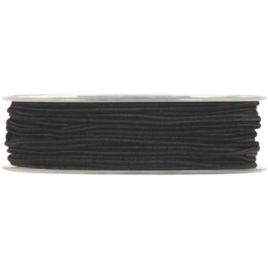 goma cordon elastico Negro 1M