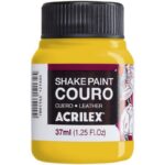 Shake paint (cuero) Acrilex 37 ml 505 amarillo dorado