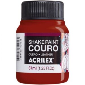 Shake paint (cuero) Acrilex 37 ml 507  Rojo fuego