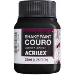 Shake paint (cuero) Acrilex 37 ml 520 negro