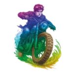 TRANSFER DTF TEXTIL 24x23cm. Vintage Biker