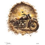 TRANSFER DTF TEXTIL BY SABELLA 25x30cm. S-031 Café Racer Motor